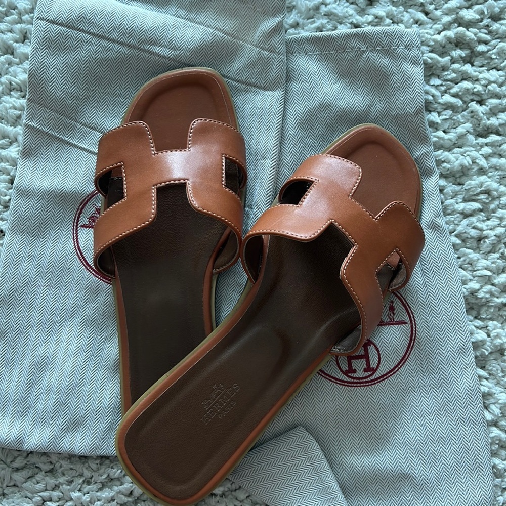 Brown sandals